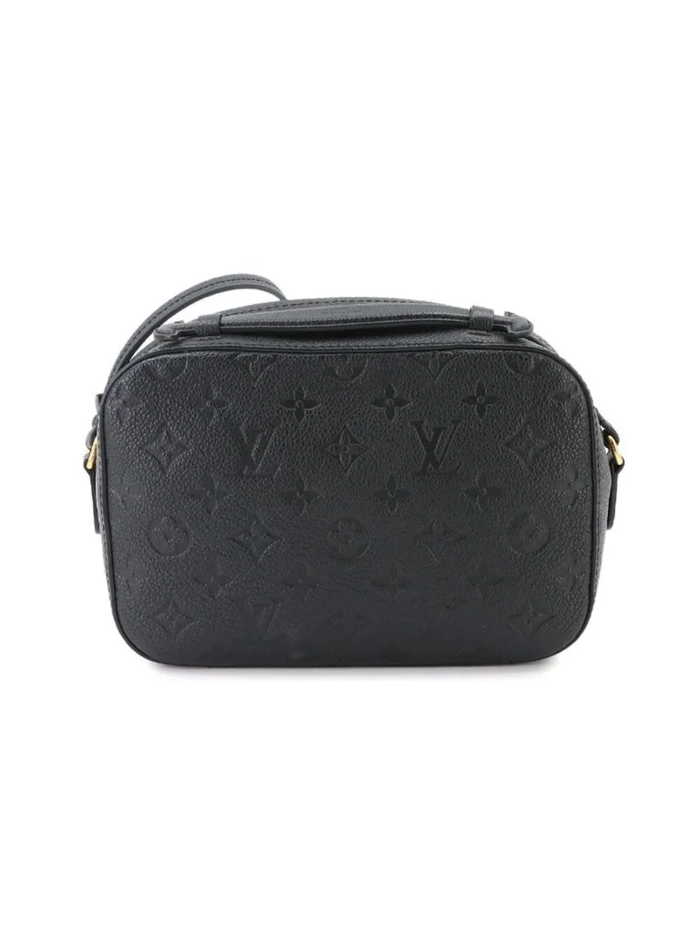 Louis Vuitton Monogram Empreinte Saintonge Shoulder Bag Leather Noir Black